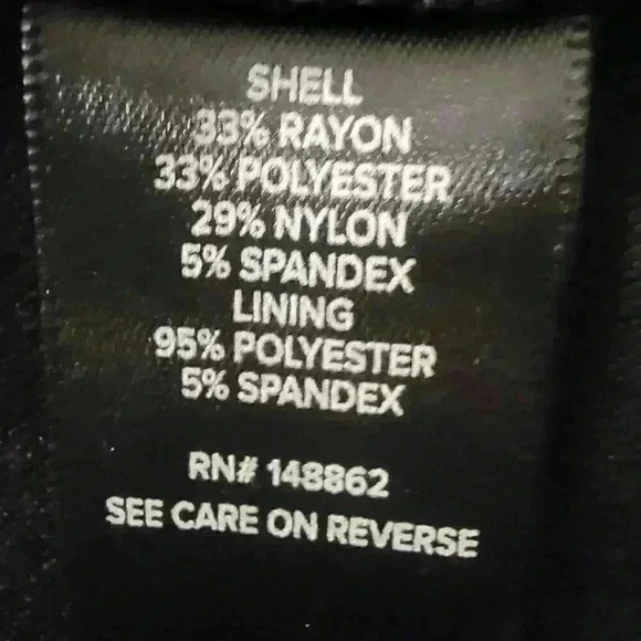 Torrid Womens Blazer Jacket Size 4 Black Herringbone Sparkle Party 4X - Picture 6 of 8